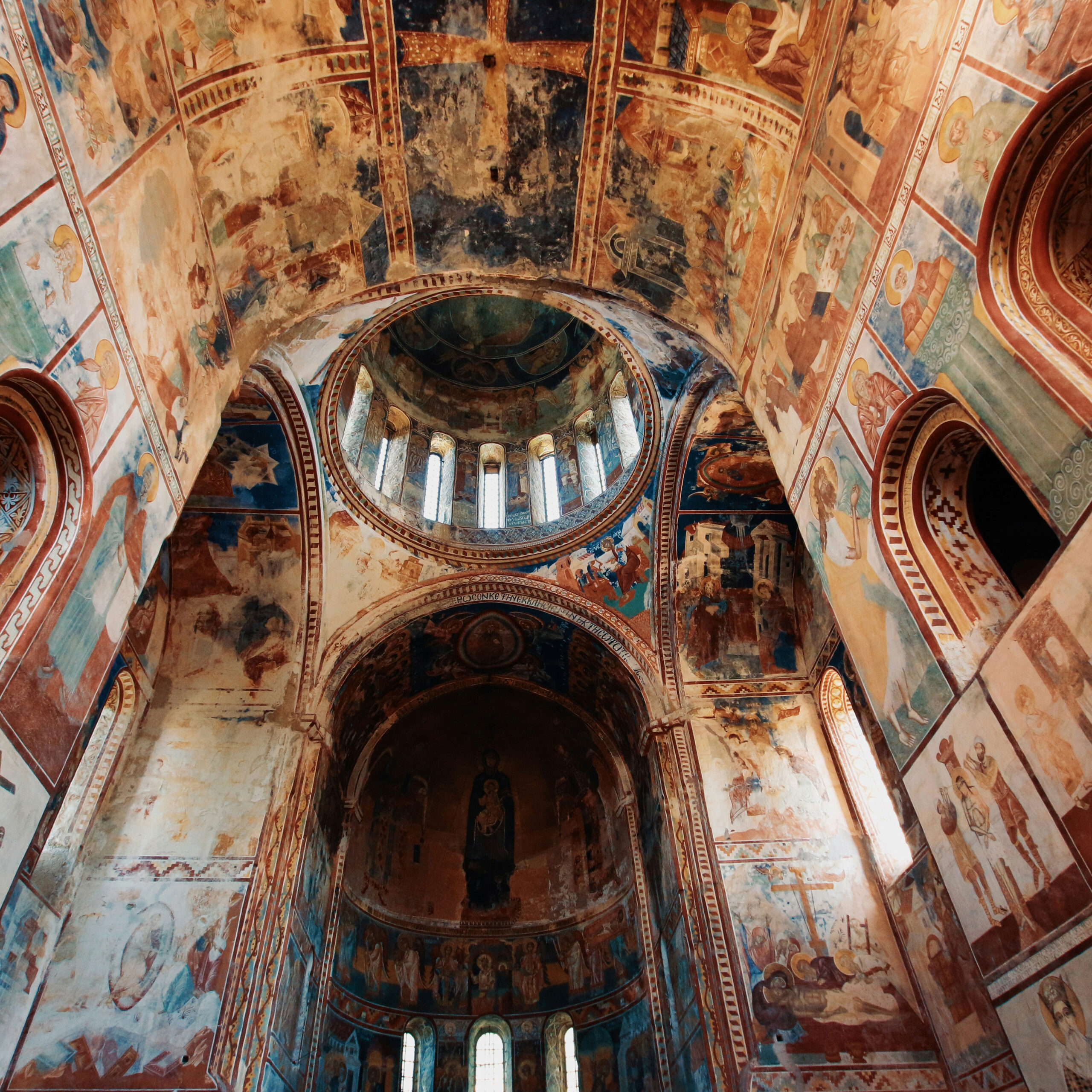 Georgia Church and one of many monuments in this awesome country